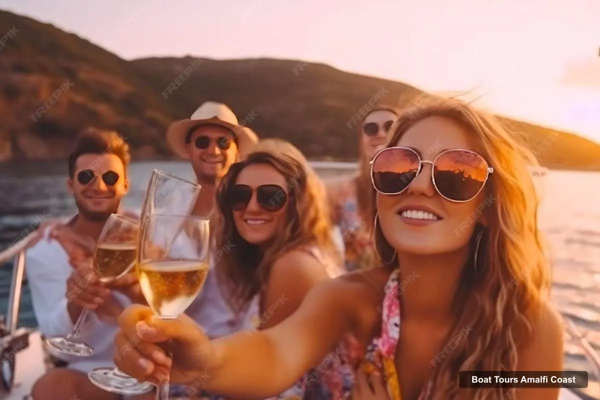 Amalfi Coast Boat Cruises – Shared Amalfi Coast Sunset Boat Tour