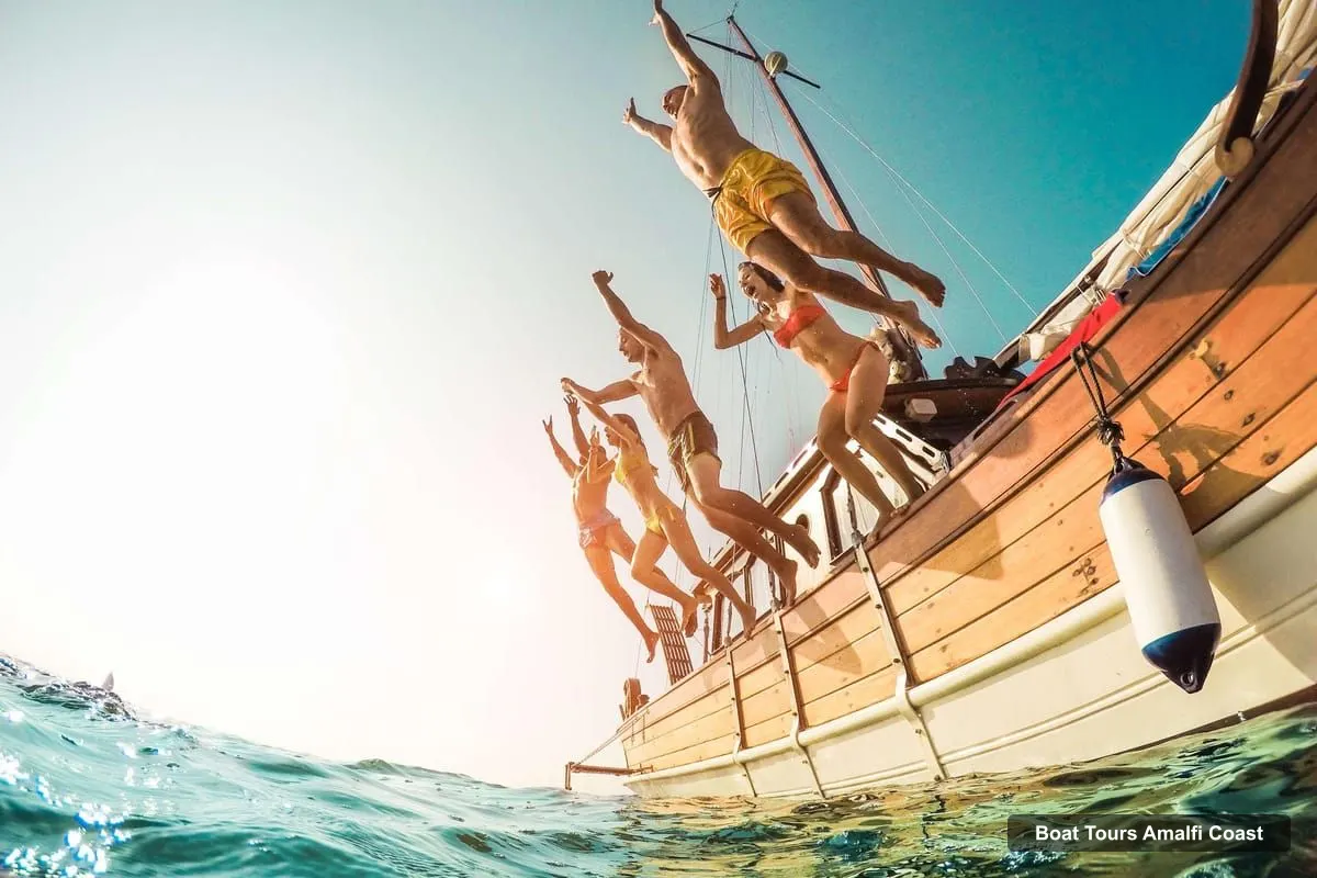 Boat Tours in Amalfi Coast – Capri Island Boat Tour with Snorkeling, Drinks & Free Time