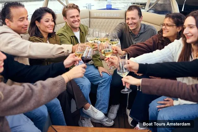 Boat Tours Amsterdam – Canal Booze Cruise with Unlimited Drinks Option