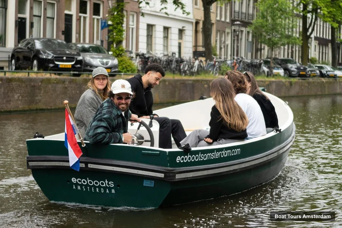 Amsterdam Boat Trips – Captain For a Day 2-Hour Boat Rental