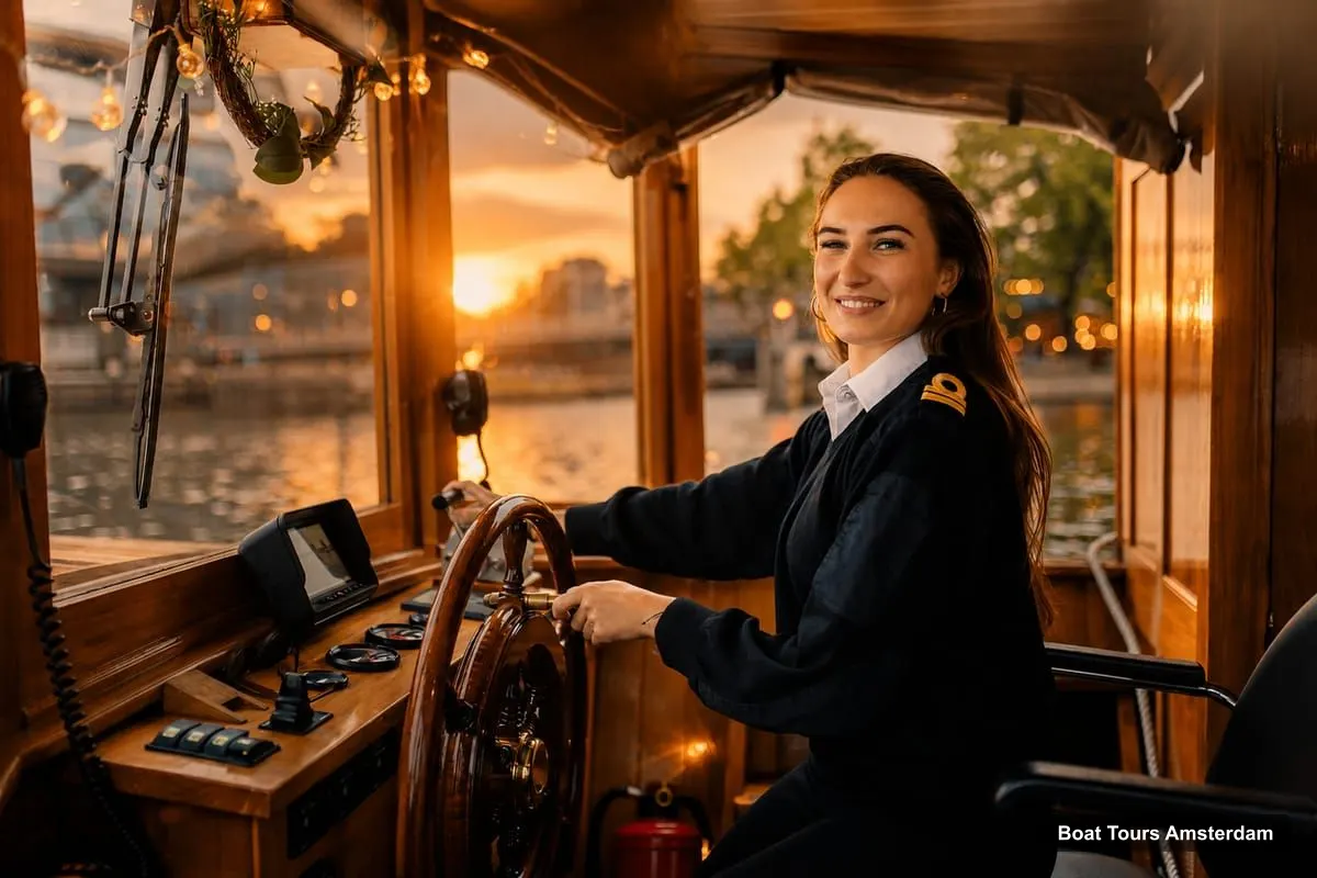 Amsterdam Boat Cruises – Evening (Sunset) Canal Cruise with Bar on Board (photo 4)