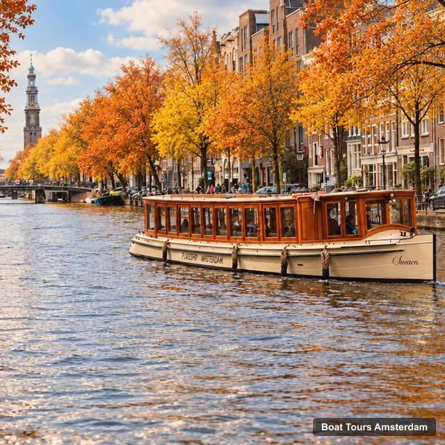 Boat Tours Amsterdam – Canal Cruise with Unlimited Drinks & Bite option
