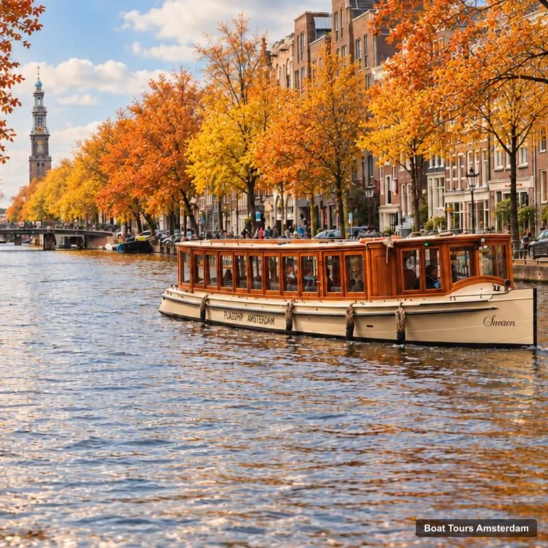 Boat Tours Amsterdam – Canal Cruise with Unlimited Drinks & Bite option