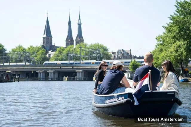 Amsterdam Boat Trips – Self-Drive Boat Rental (5 departure locations)