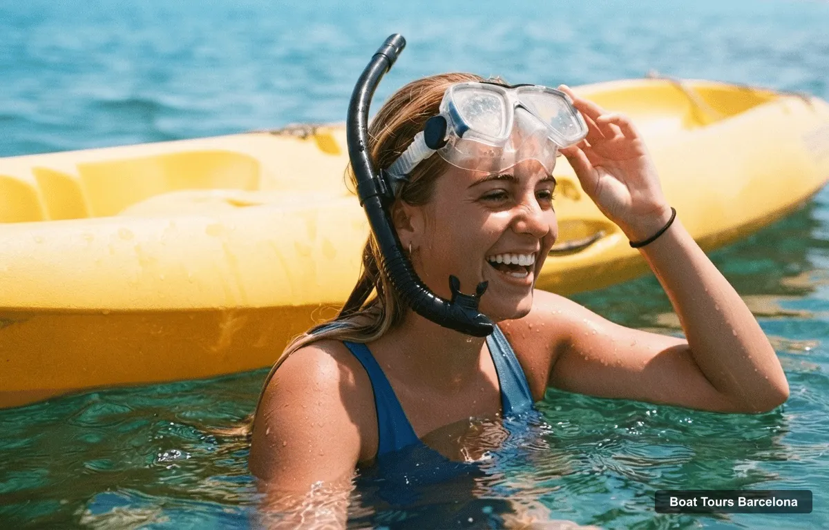 Barcelona Boat Trips – Kayaking & Snorkeling Tour from Barceloneta Beach (photo 3)