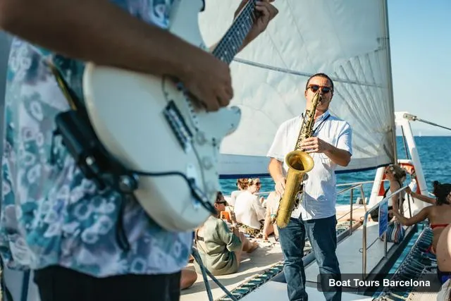 Barcelona Boat Trips – Sunset Catamaran Cruise with Live Music