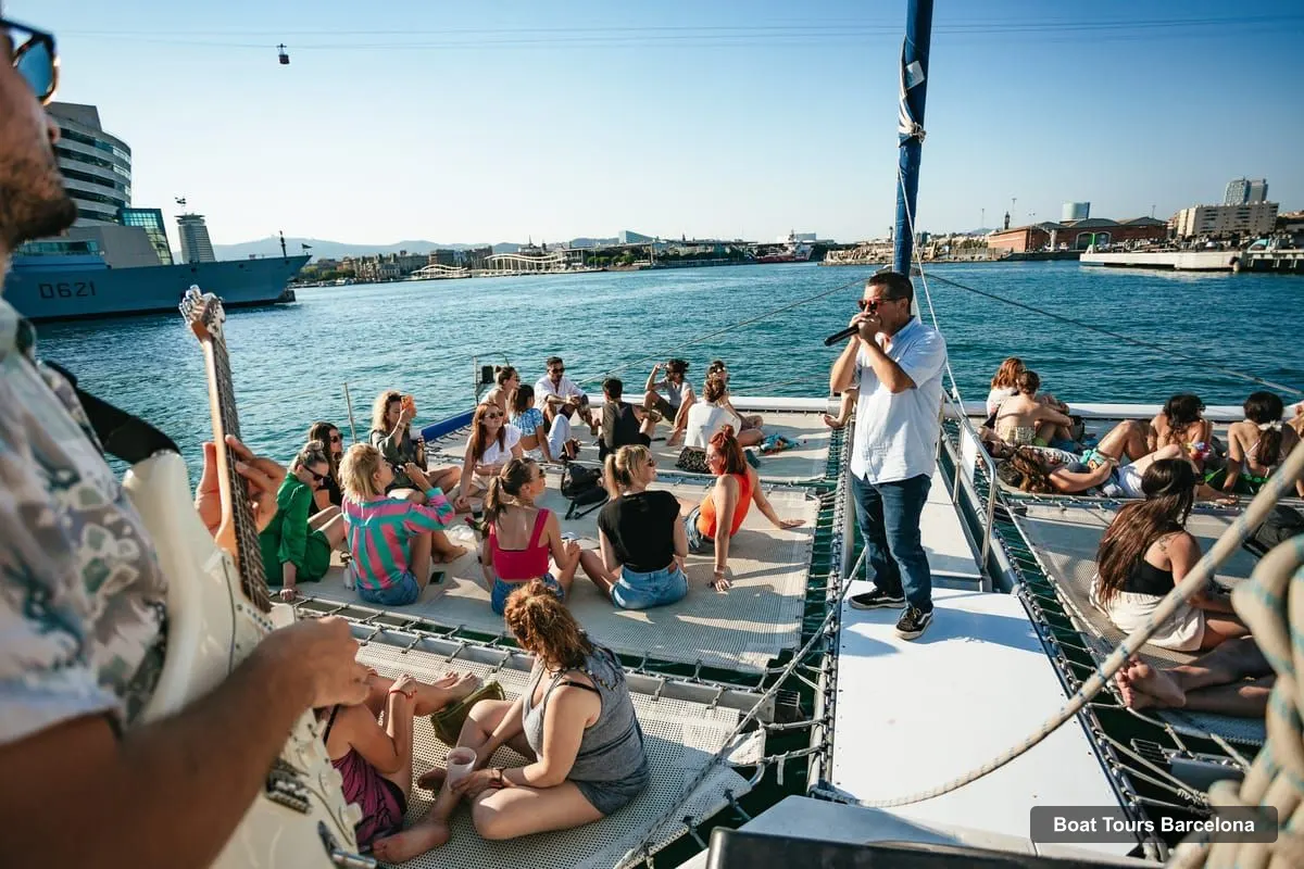 Barcelona Boat Trips – Sunset Catamaran Cruise with Live Music (photo 5)