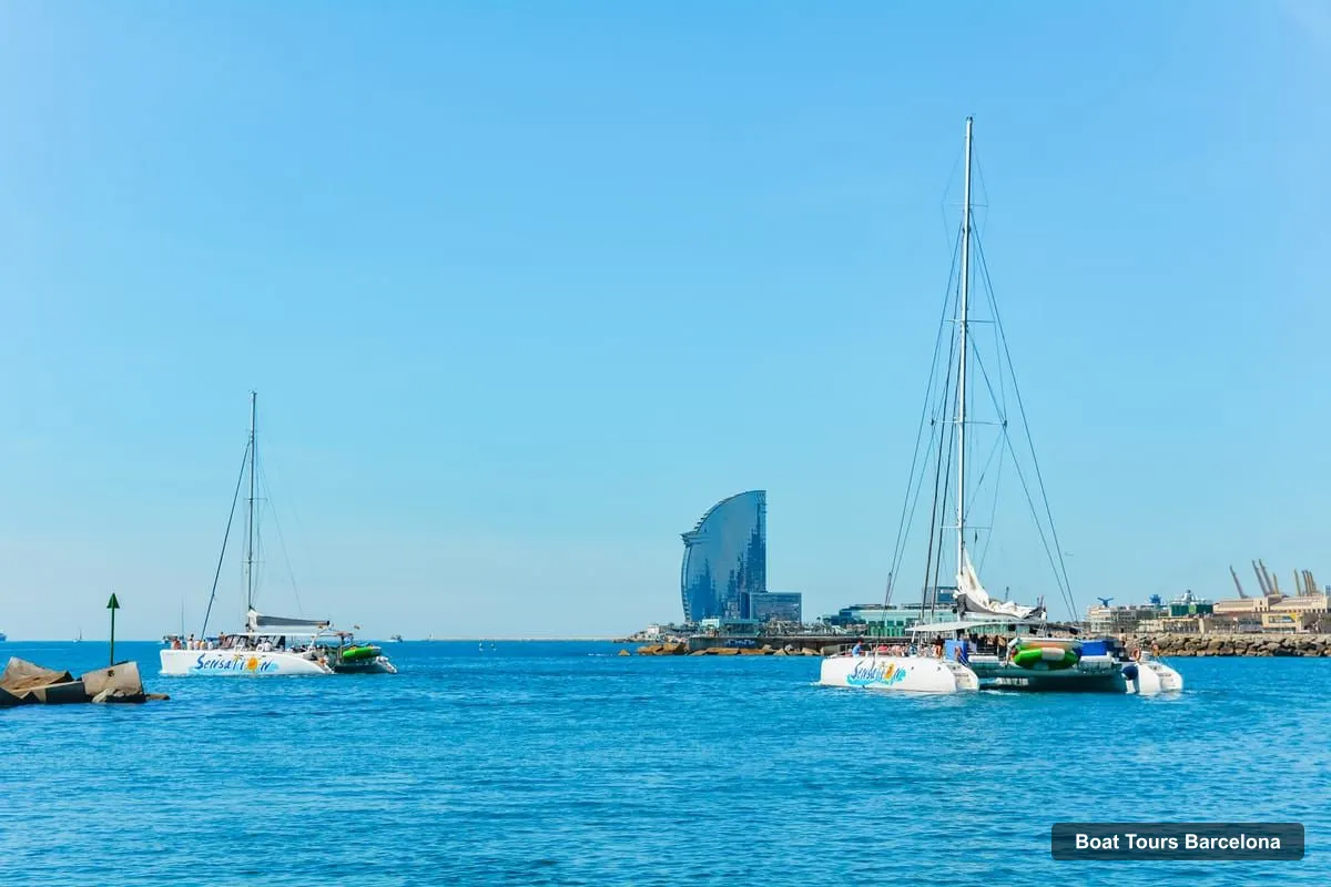 Boat Tours Barcelona – Catamaran Party Cruise with BBQ Meal (photo 5)