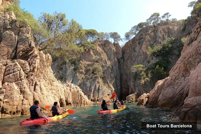 Barcelona Boat Trips – Costa Brava Kayak & Snorkel with Tim — Max 8