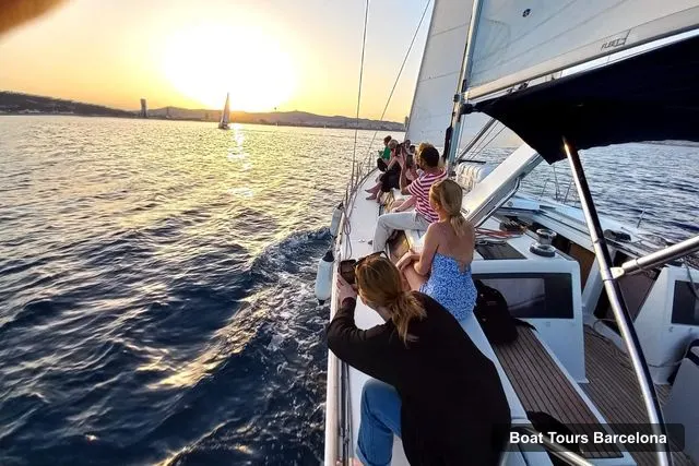 Boat Tours in Barcelona – Luxury Private Sunset Yacht Cruise for Up to 11