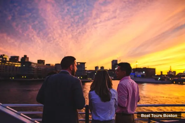 Boat Tours Boston – City Cruises Sunset Skyline Cruise with Commentary