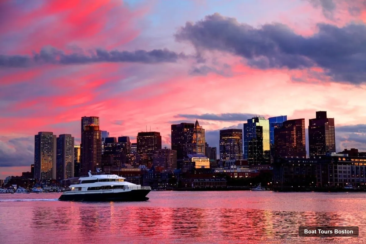 Boat Tours Boston – City Cruises Sunset Skyline Cruise with Commentary (photo 2)
