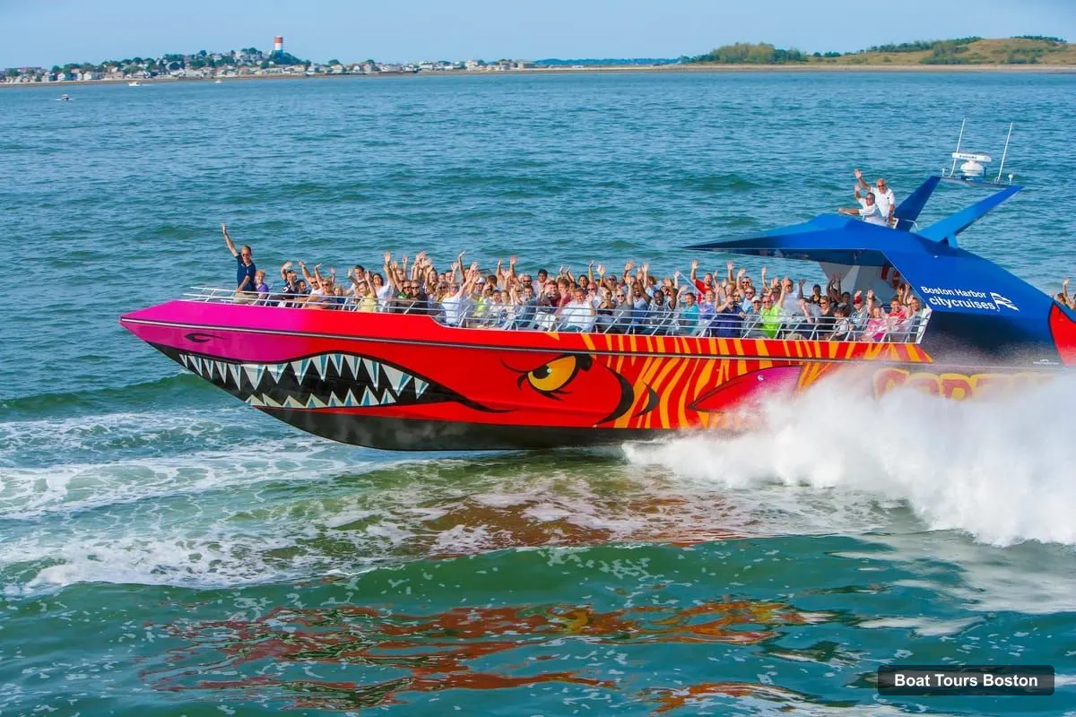 Boat Tours in Boston – City Cruises Harbor Codzilla High Speed Thrill Boat