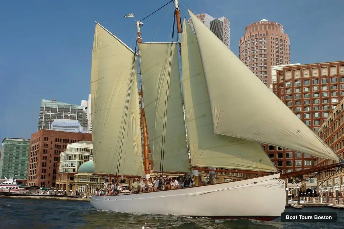 Boston Boat Trips – Harbor Champagne Sunset Sail from Rowes Wharf