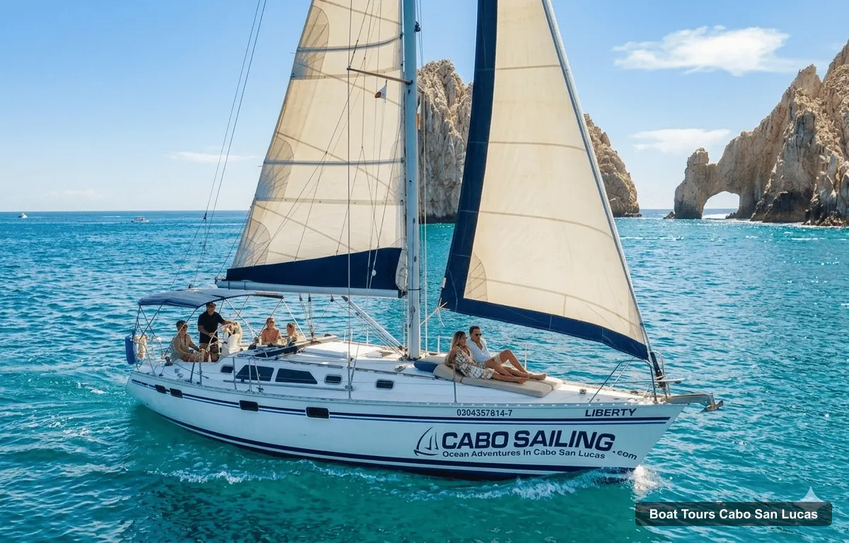 Boat Tours in Cabo San Lucas – Private 38-Foot Sailing Boat