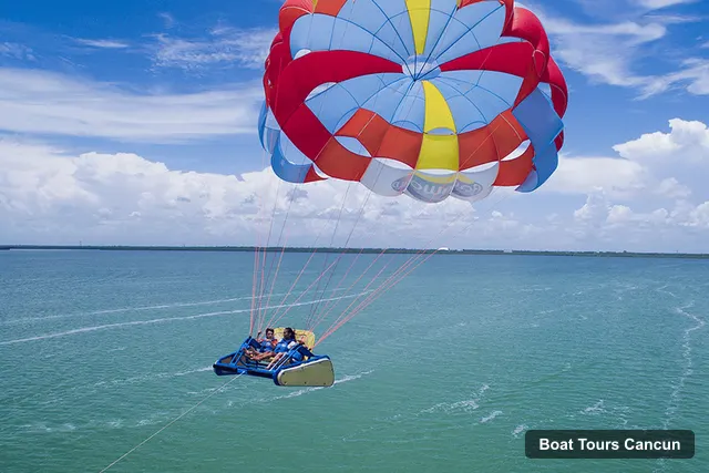 Boat Tours in Cancun – Skyrider Parasailing Experience