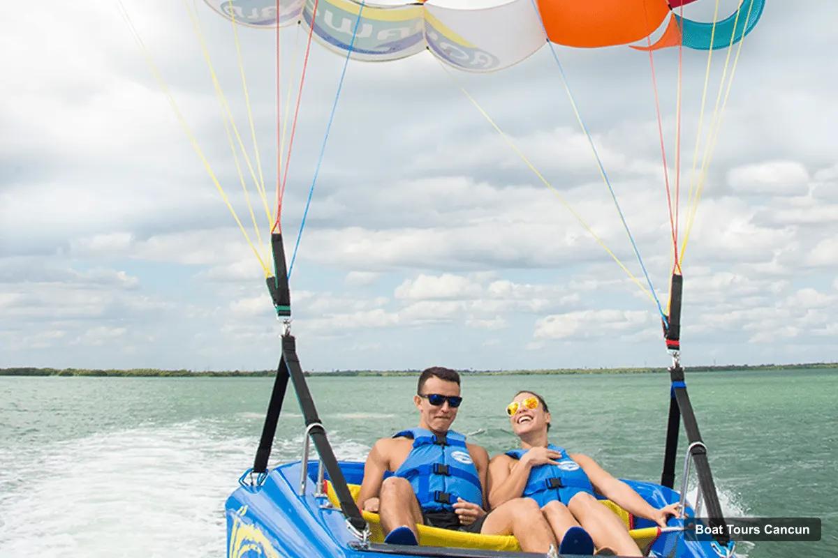 Boat Tours in Cancun – Skyrider Parasailing Experience (photo 2)