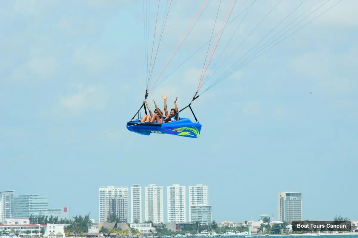 Boat Tours in Cancun – Skyrider Parasailing Experience (photo 3)