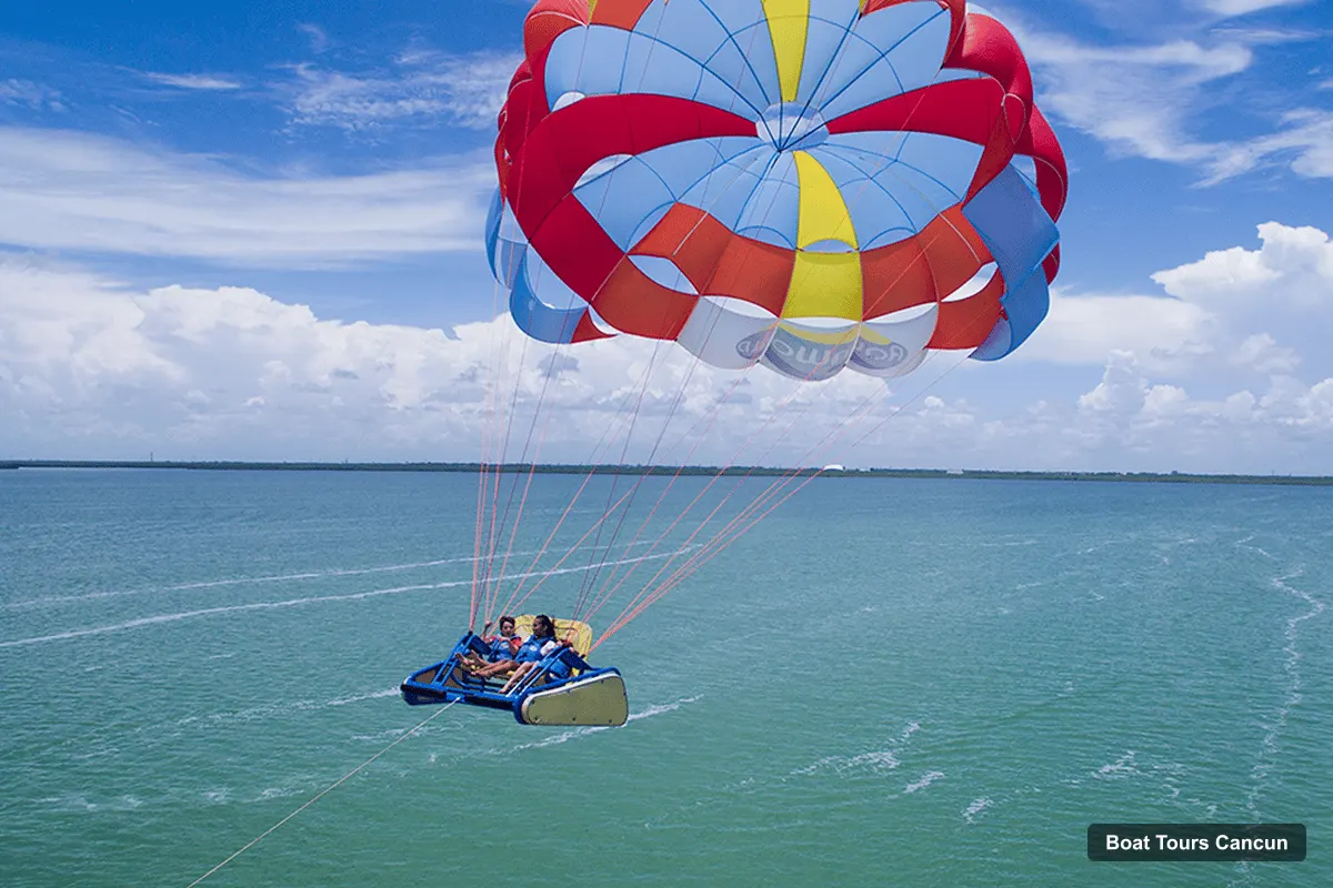 Boat Tours in Cancun – Skyrider Parasailing Experience