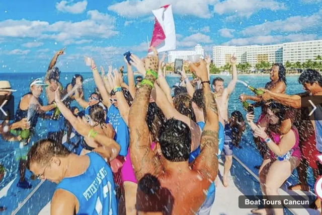 Cancun Boat Cruises – Rockstar Boat Party Cancun - Booze Cruise Cancun (18+)