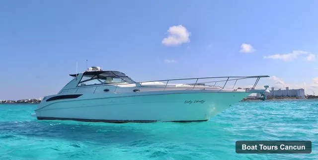 Cancun Boat Trips – Private Luxury Yacht Cruise for Up to 14 Guests