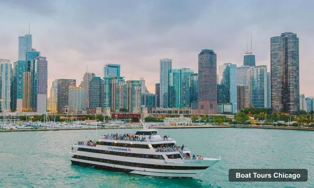 Boat Tours in Chicago – City Cruises Chicago: Lake Michigan Lunch or Dinner Cruise