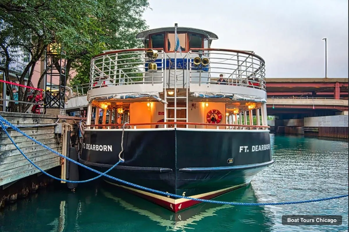 Chicago Boat Trips – Chicago River: Guided Sunset Cocktail & Architecture Tour (photo 2)