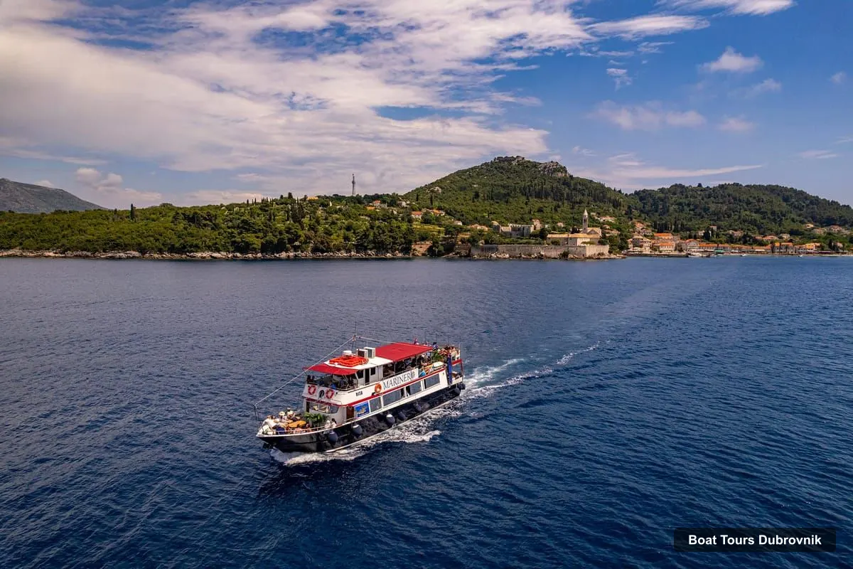 Boat Tours in Dubrovnik – Elaphite Island Cruise w/ Drinks & Optional Lunch