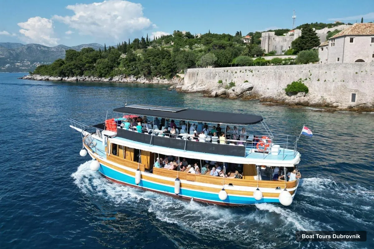 Dubrovnik Boat Trips – Elaphite Islands Cruise with Drinks/Lunch Options
