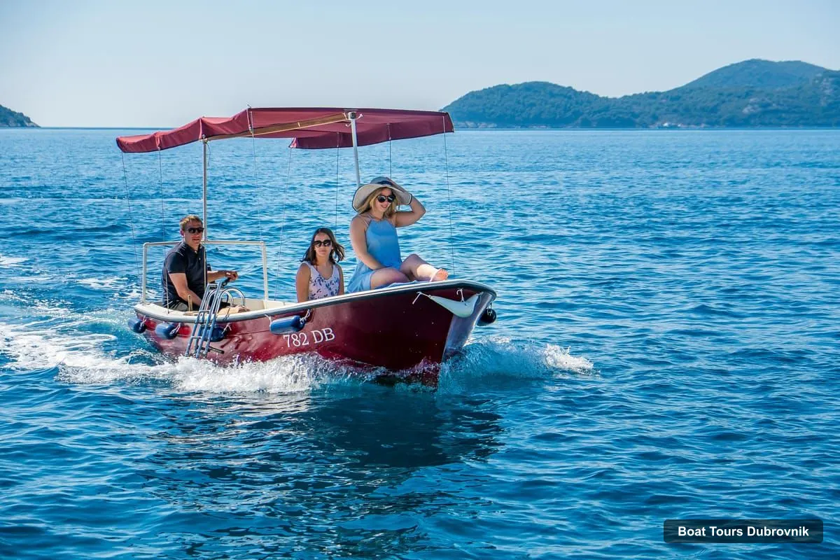 Dubrovnik Boat Trips – Retro Boat Rental with Snorkeling Gear