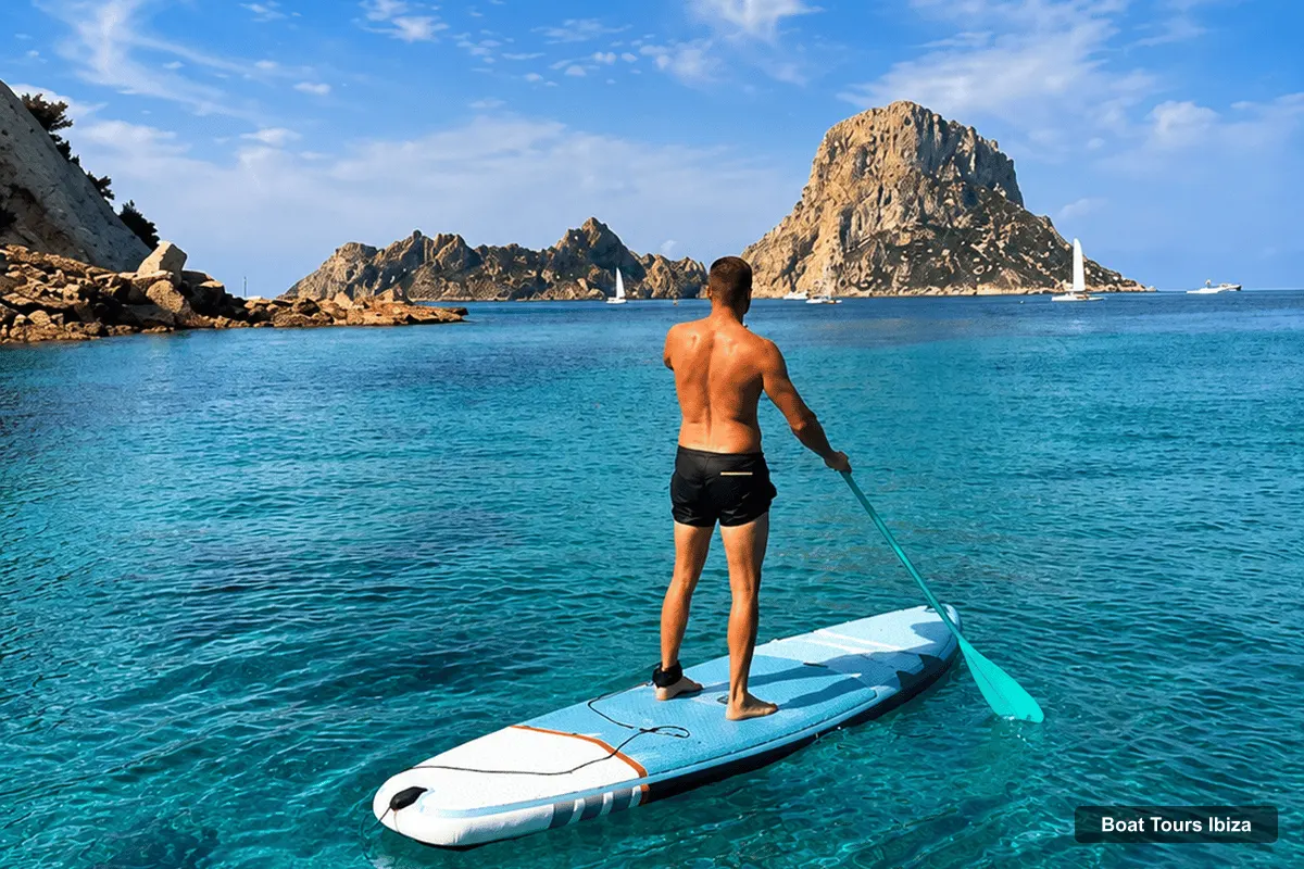 Boat Tours Ibiza – Private boat tour with snorkeling and paddleboarding in crystal-clear waters (photo 3)