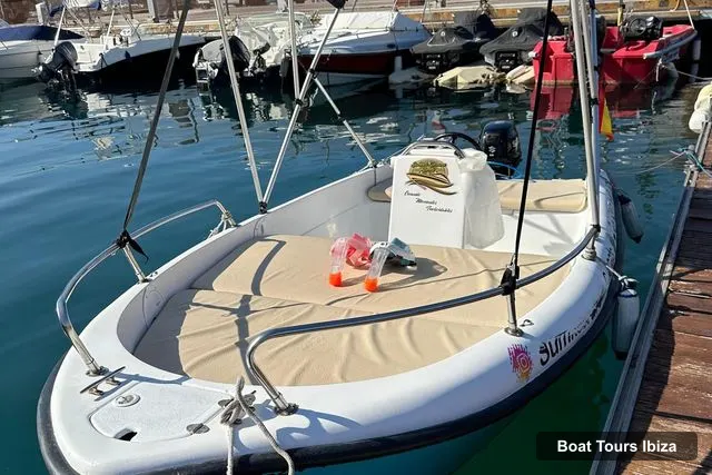 Ibiza Boat Cruises – Private Boat along the Coast of San Antonio (License Required)