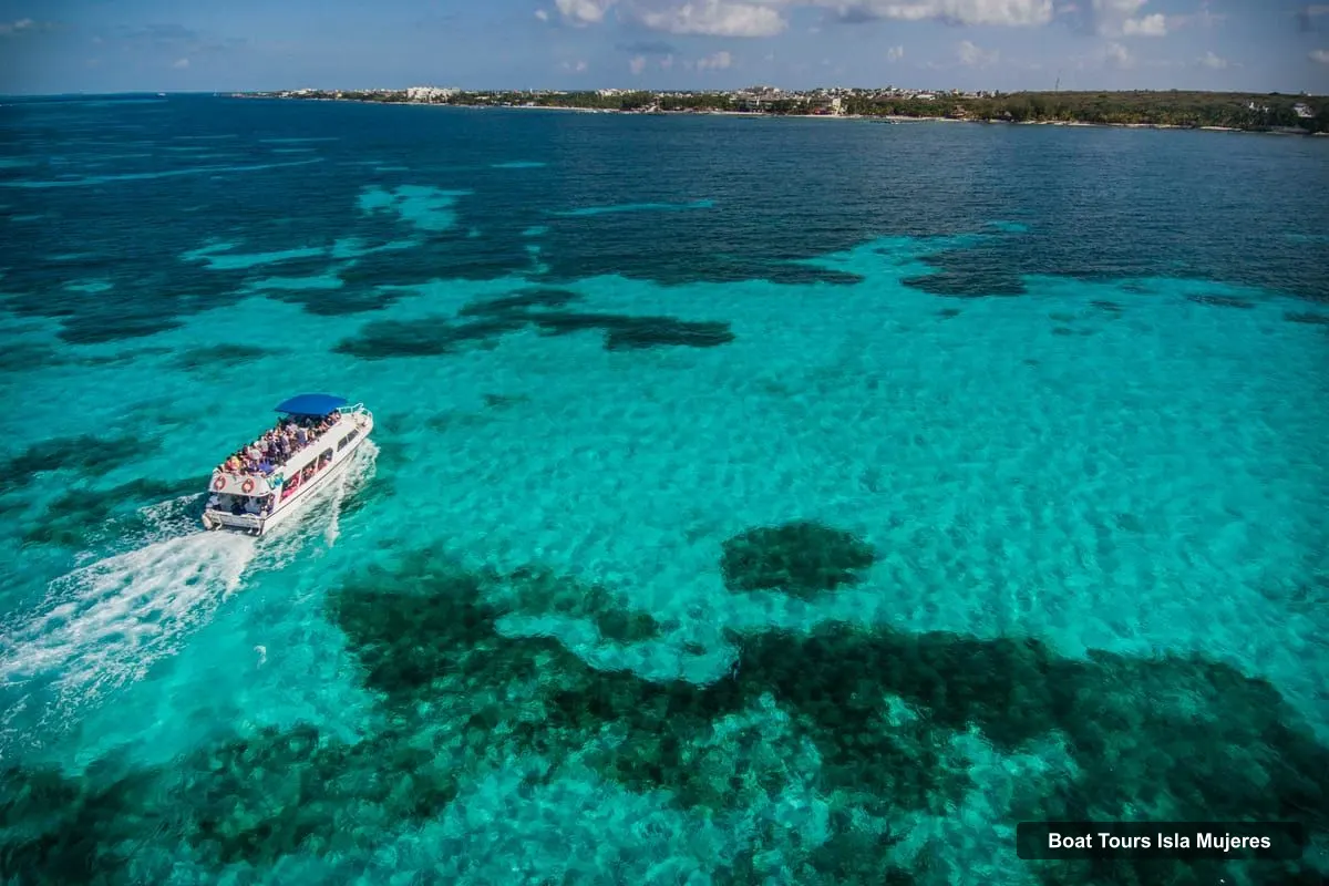 Boat Tours in Isla Mujeres – Isla Mujeres Beach Day Cruise, Opt to Snorkel (photo 2)