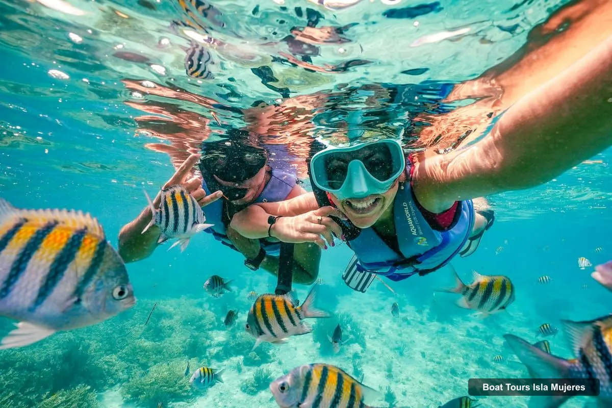 Boat Tours in Isla Mujeres – Isla Mujeres Beach Day Cruise, Opt to Snorkel (photo 5)