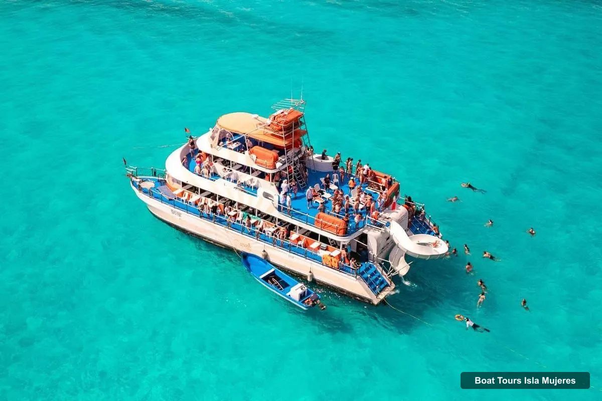 Boat Tours Isla Mujeres – Full-Day Isla Mujeres Dancer Cruise with Live DJ