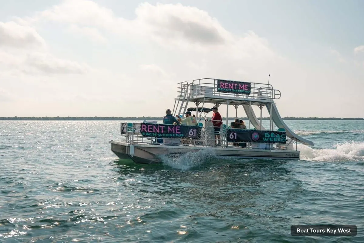 Boat Tours Key West – Double Decker Pontoon Boat Rental (photo 5)