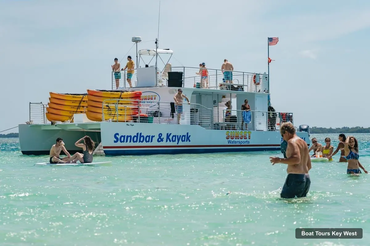 Key West Boat Trips – Sandbar Excursion & Kayak Tour with Lunch & Drinks (photo 4)