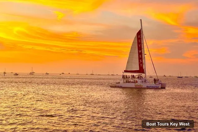Key West Boat Trips – Key West Signature Sunset Cruise with Open Bar, Food & Music