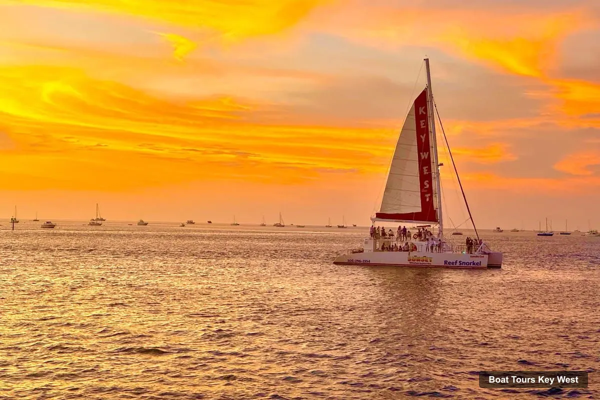 Key West Boat Trips – Key West Signature Sunset Cruise with Open Bar, Food & Music