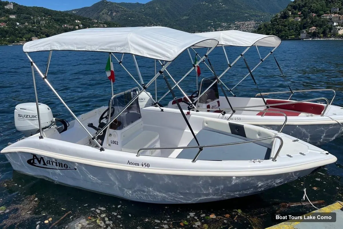 Boat Tours in Lake Como – Lake Como: 40 HP Self-Drive Boat Without a License (photo 2)