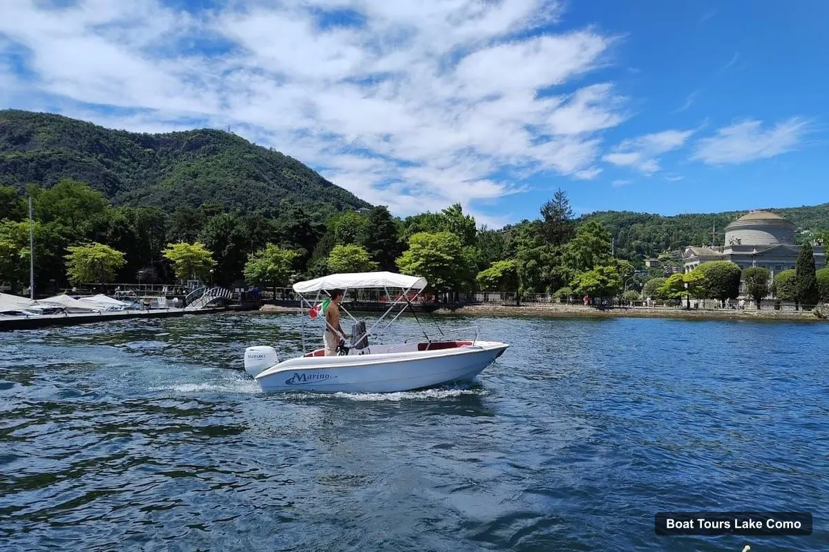 Boat Tours in Lake Como – Lake Como: 40 HP Self-Drive Boat Without a License (photo 4)