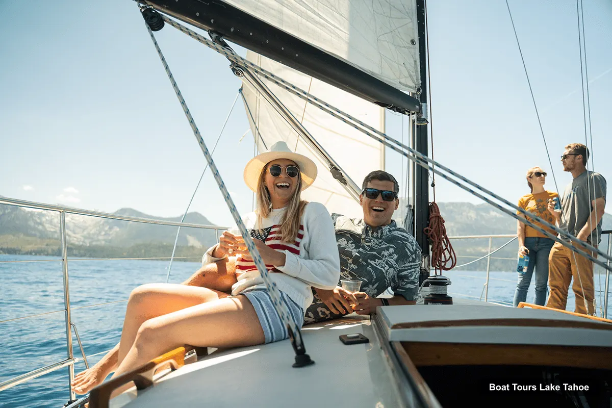 Boat Tours in Lake Tahoe – Lake Tahoe: 2-Hour Sailing Cruise with Drinks (photo 3)