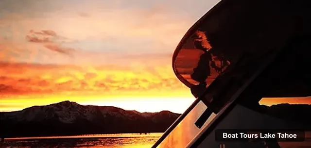 Boat Tours in Lake Tahoe – Lake Tahoe: Scenic Sunset Cruise with Drinks and Snacks