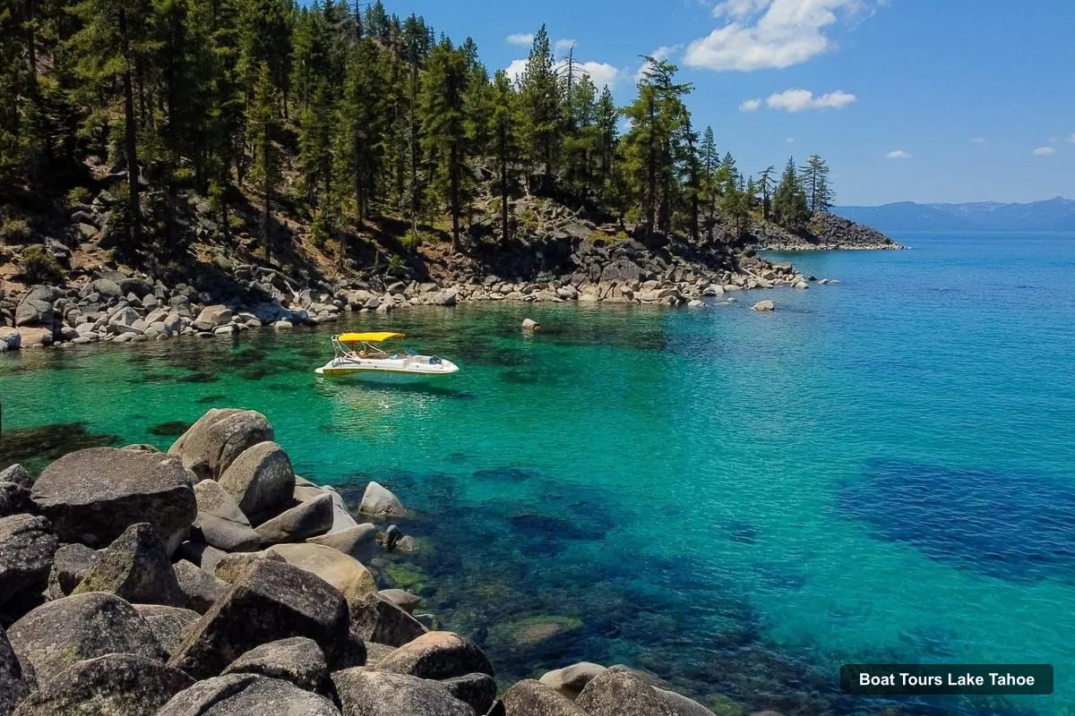 Lake Tahoe Boat Cruises – Lake Tahoe: 2-Hour Private Captain-Led Emerald Bay Boat Tour (photo 2)