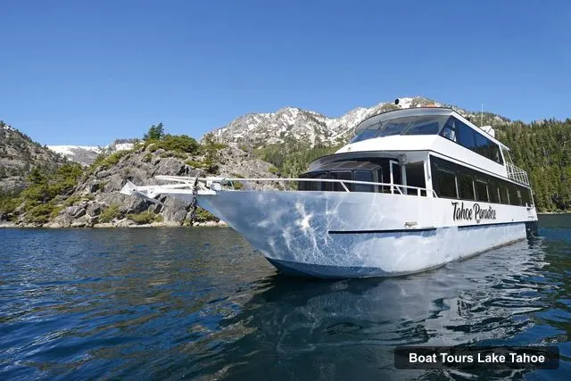 Lake Tahoe Boat Cruises – Lake Tahoe: Sunset Wine Tasting and Appetizers Cruise
