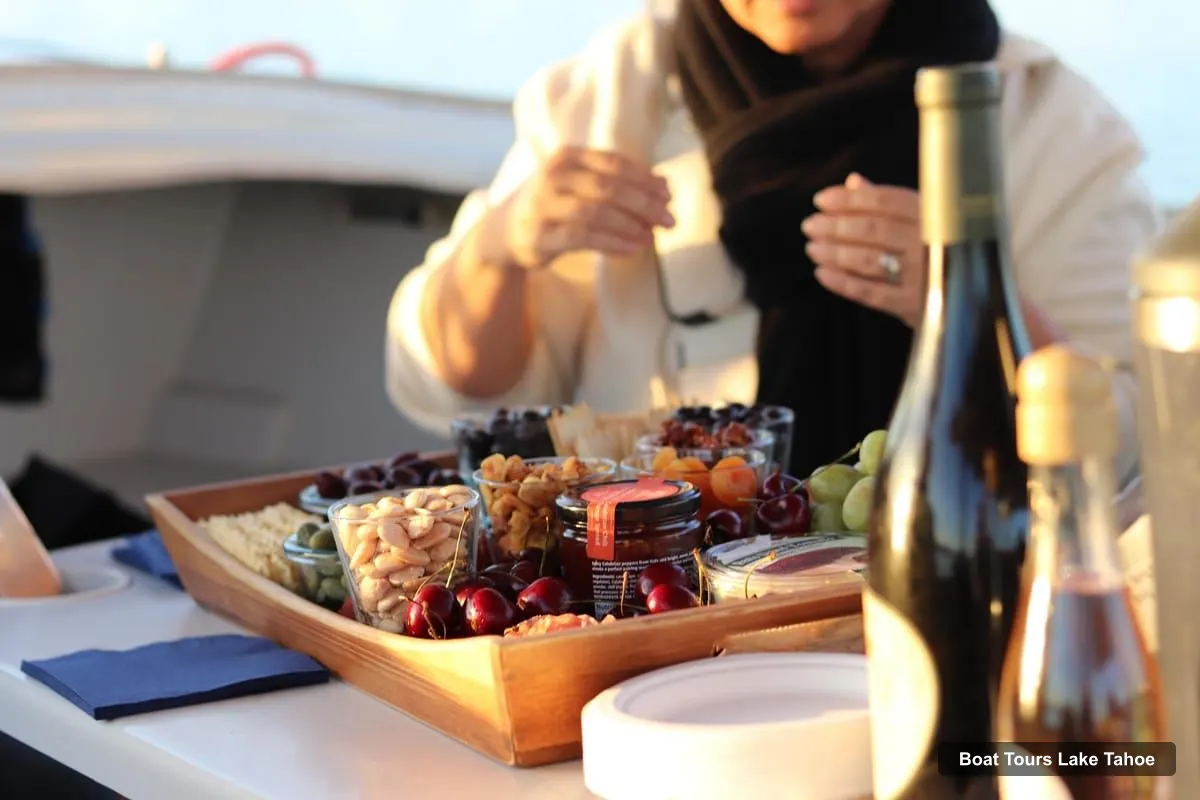 Lake Tahoe Boat Cruises – Lake Tahoe: Sunset Wine Tasting and Appetizers Cruise (photo 2)