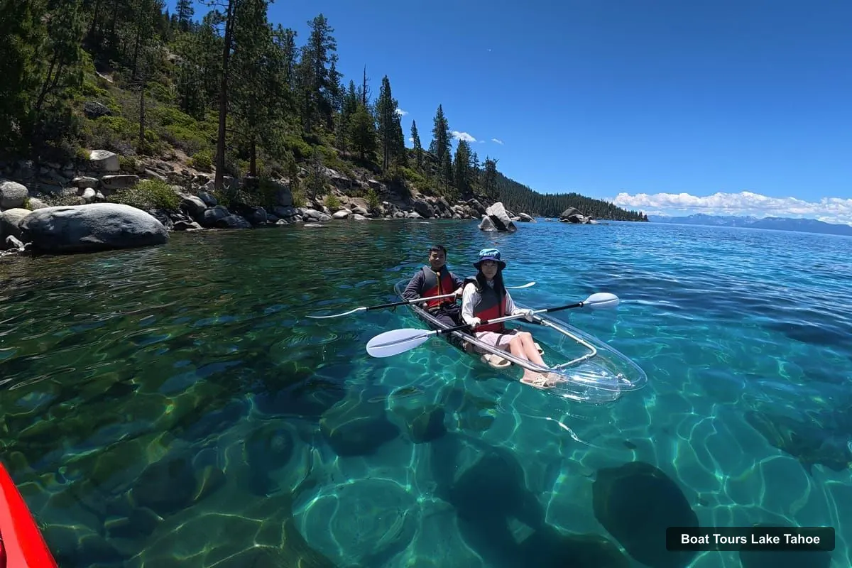 Lake Tahoe Boat Trips – Sand Harbor: Small-Group Clear Kayak Tour on Lake Tahoe (photo 2)