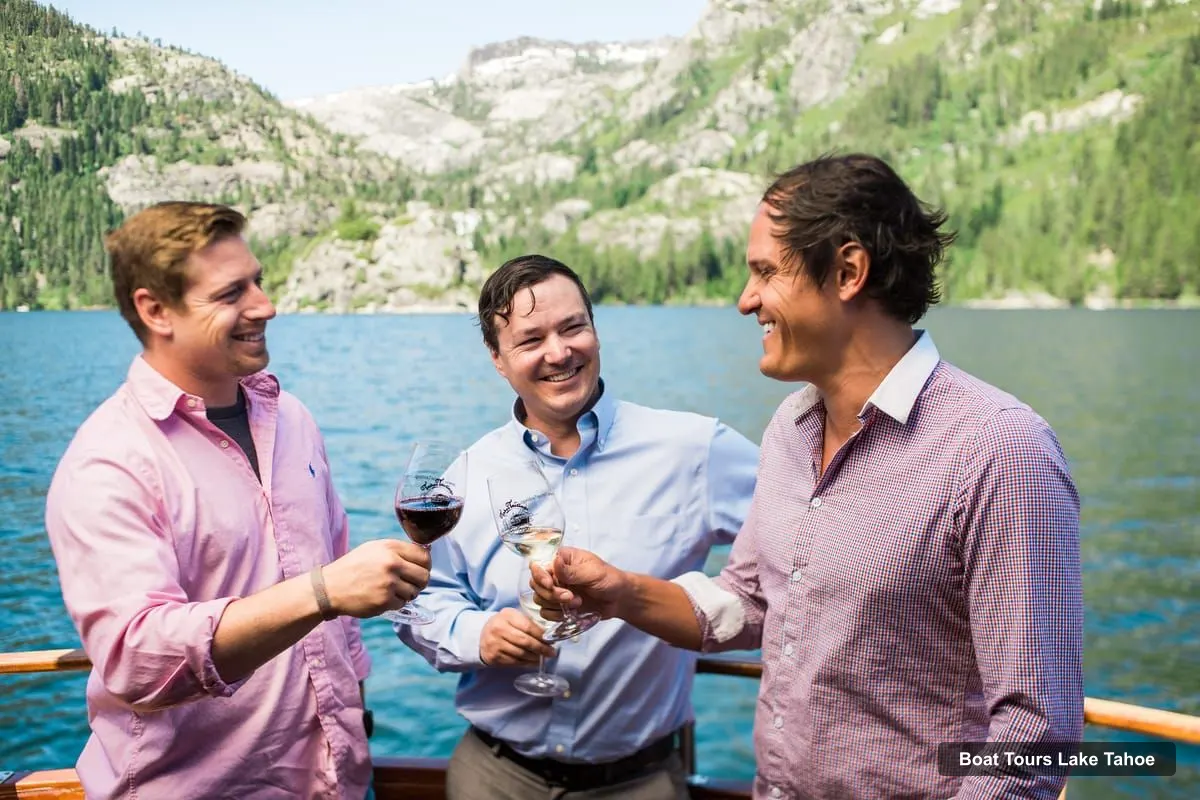 Lake Tahoe Boat Trips – Lake Tahoe Sunset Wine Tasting | Golden Hour Boat Cruise (photo 3)