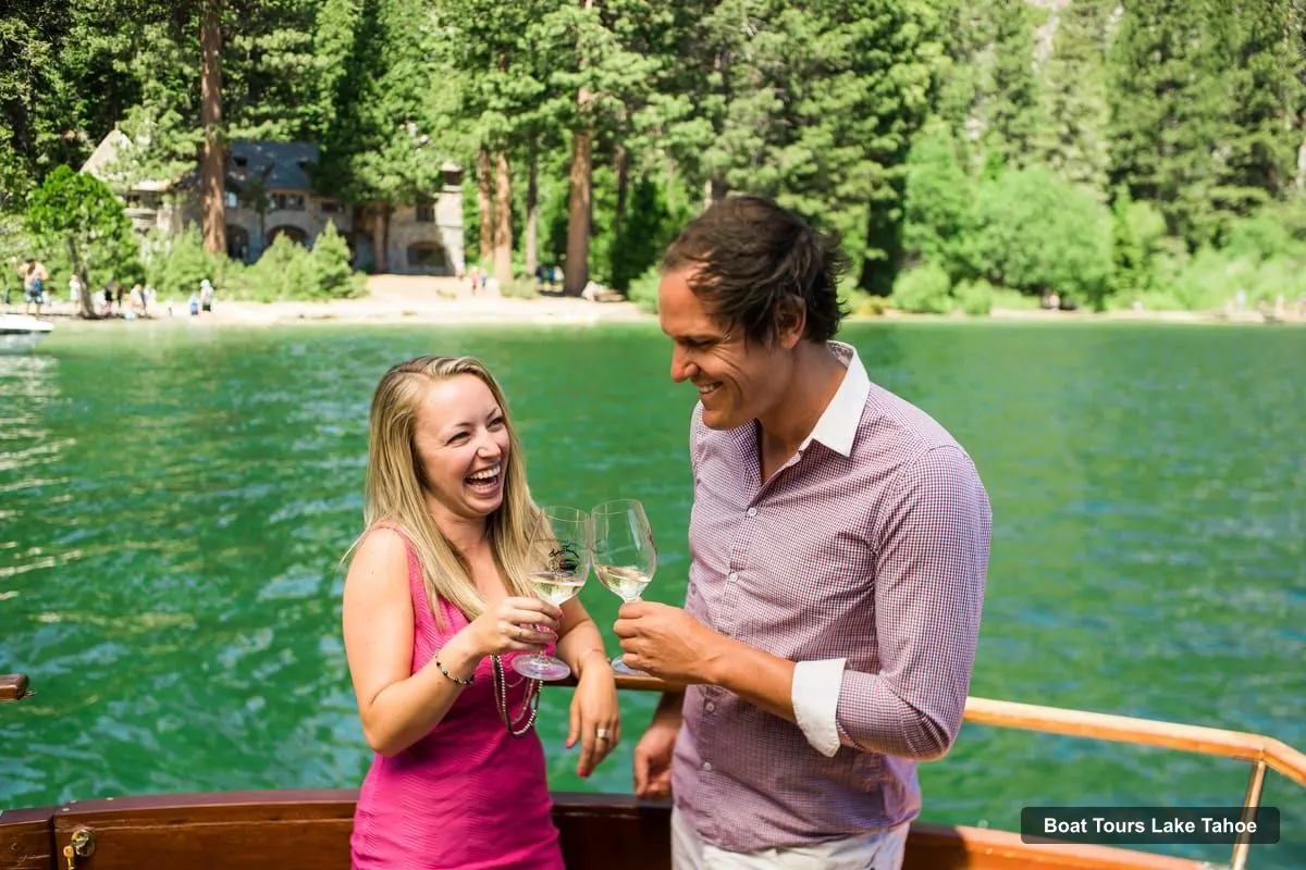 Lake Tahoe Boat Trips – Lake Tahoe Sunset Wine Tasting | Golden Hour Boat Cruise (photo 5)