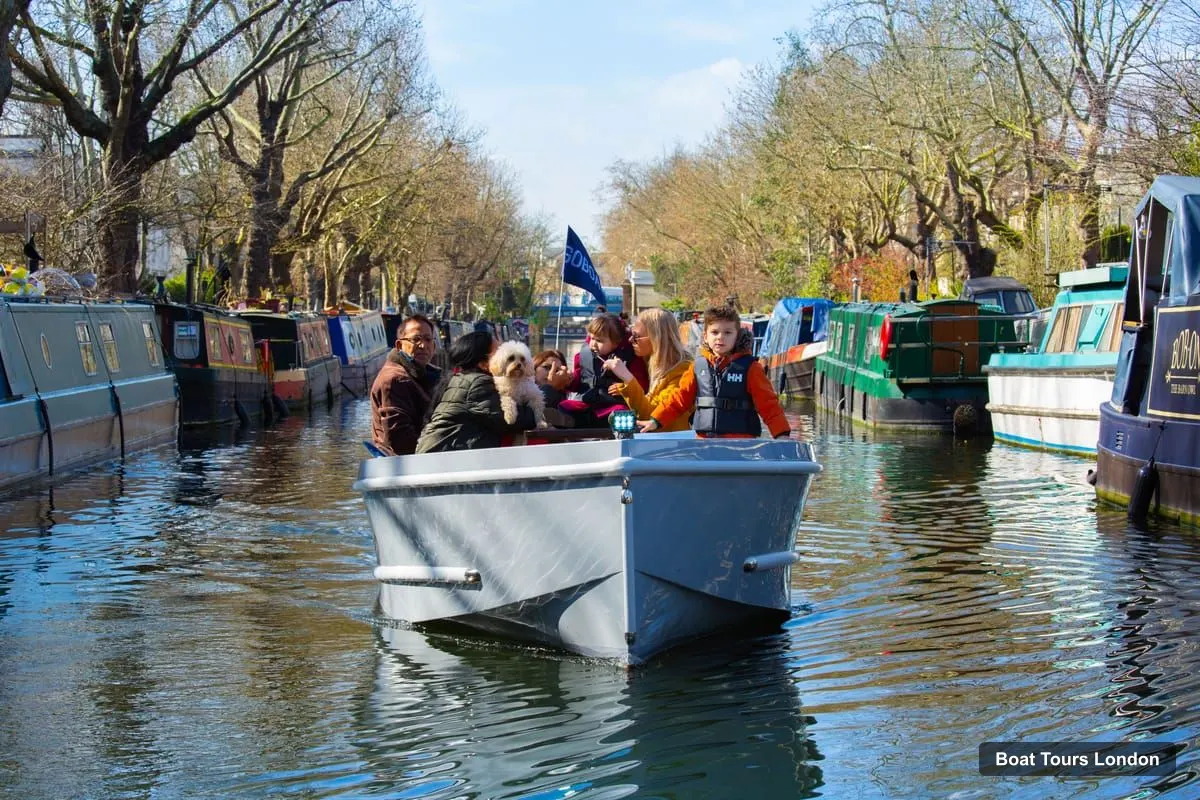Boat Tours in London – GoBoat Rental for Regent's Canal & Paddington Basin (photo 4)